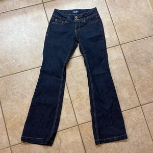 flared angel jeans